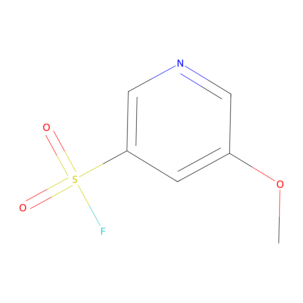 5-Methoxypyridine-3-sulfonyl fluoride molecular structure, CAS 1936313-86-8