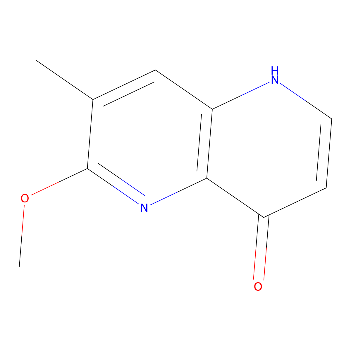 6-Methoxy-7-methyl-[1,5]naphthyridin-4-ol molecular structure, CAS 1936317-68-8