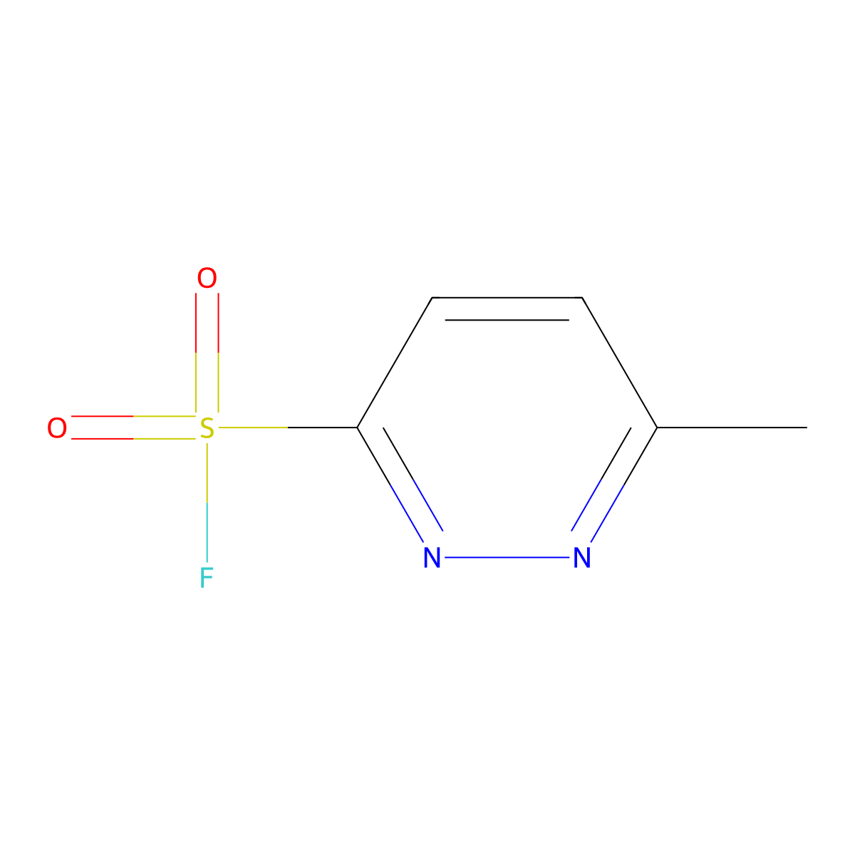 6-Methylpyridazine-3-sulfonyl fluoride molecular structure, CAS 1936322-04-1
