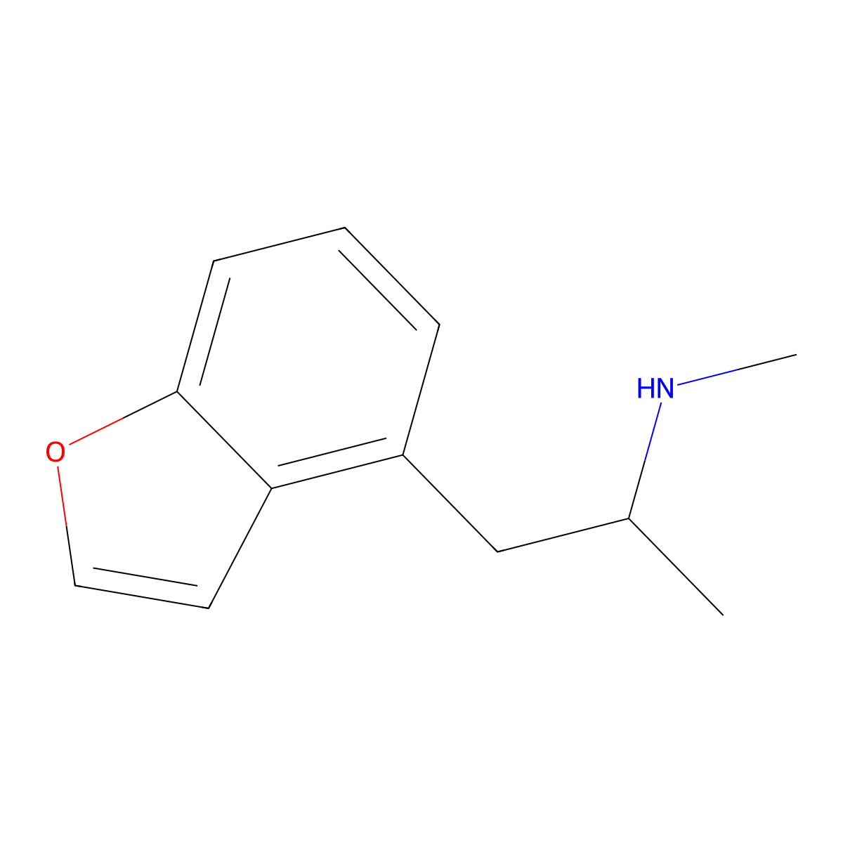 [1-(1-Benzofuran-4-yl)propan-2-yl](methyl)amine molecular structure, CAS 1936334-85-8