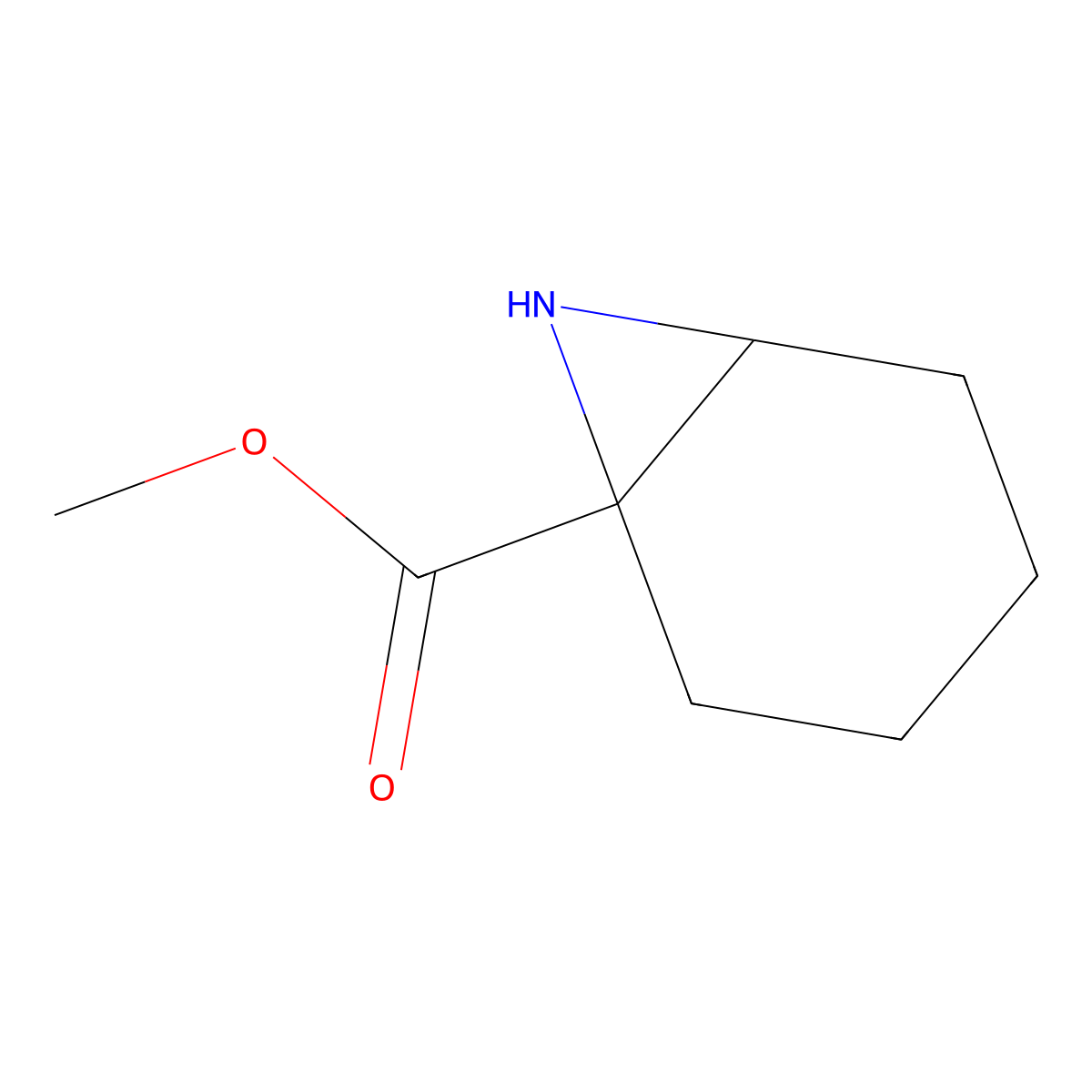 Methyl 7-azabicyclo[4.1.0]heptane-1-carboxylate molecular structure, CAS 193634-82-1