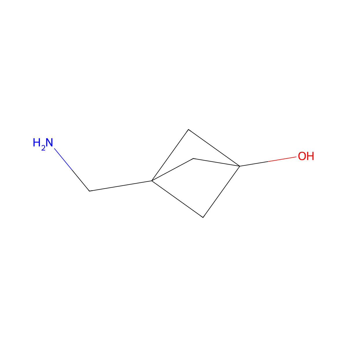 3-(Aminomethyl)bicyclo[1.1.1]pentan-1-ol molecular structure, CAS 1936346-28-9