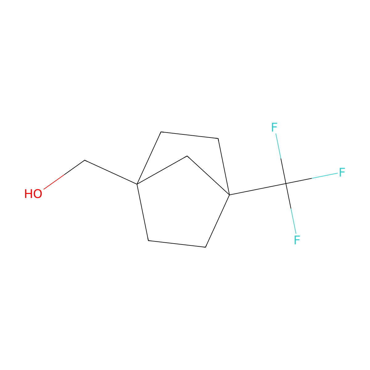 (4-(Trifluoromethyl)bicyclo[2.2.1]heptan-1-yl)methanol molecular structure, CAS 1936350-23-0
