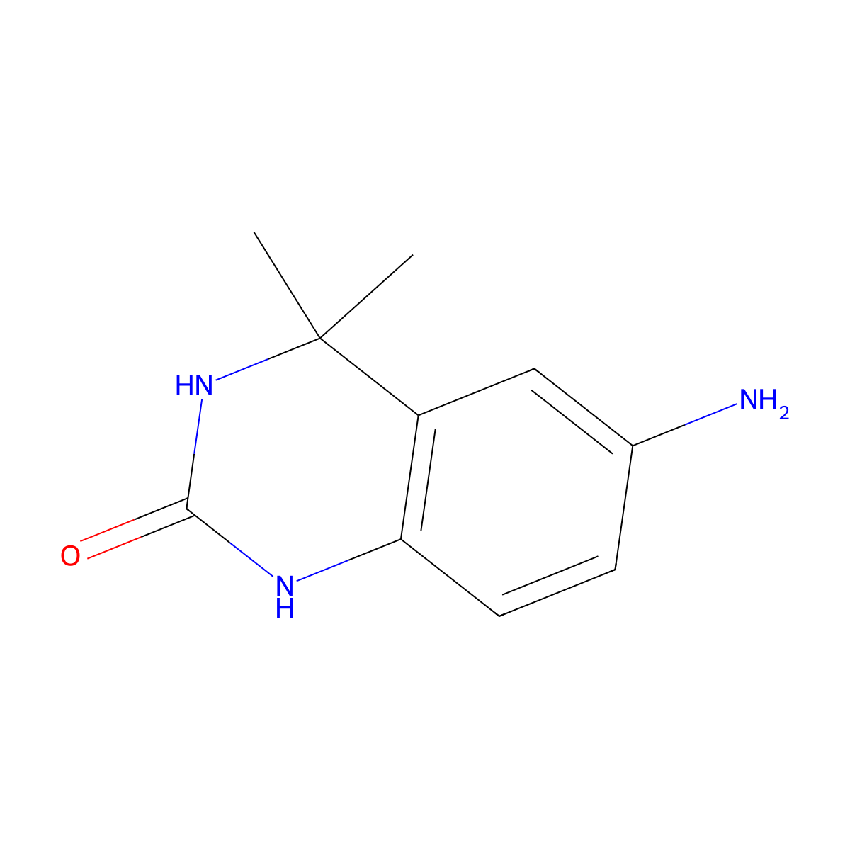 6-Amino-4,4-dimethyl-3,4-dihydroquinazolin-2(1H)-one molecular structure, CAS 1936350-53-6