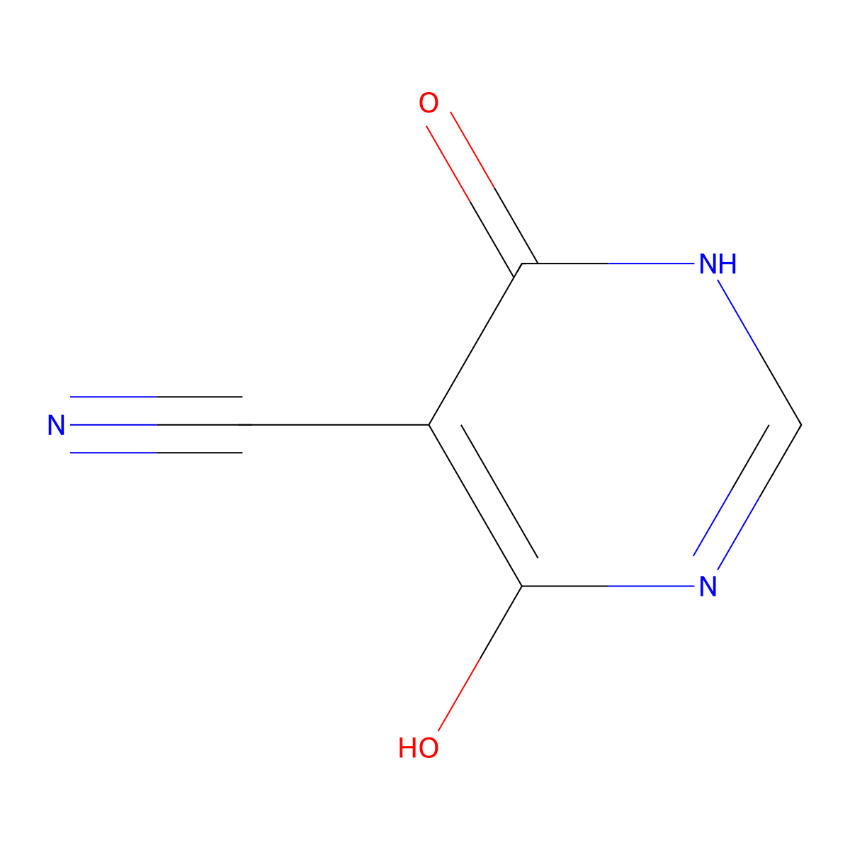 4,6-Dihydroxypyrimidine-5-carbonitrile molecular structure, CAS 1936377-42-2