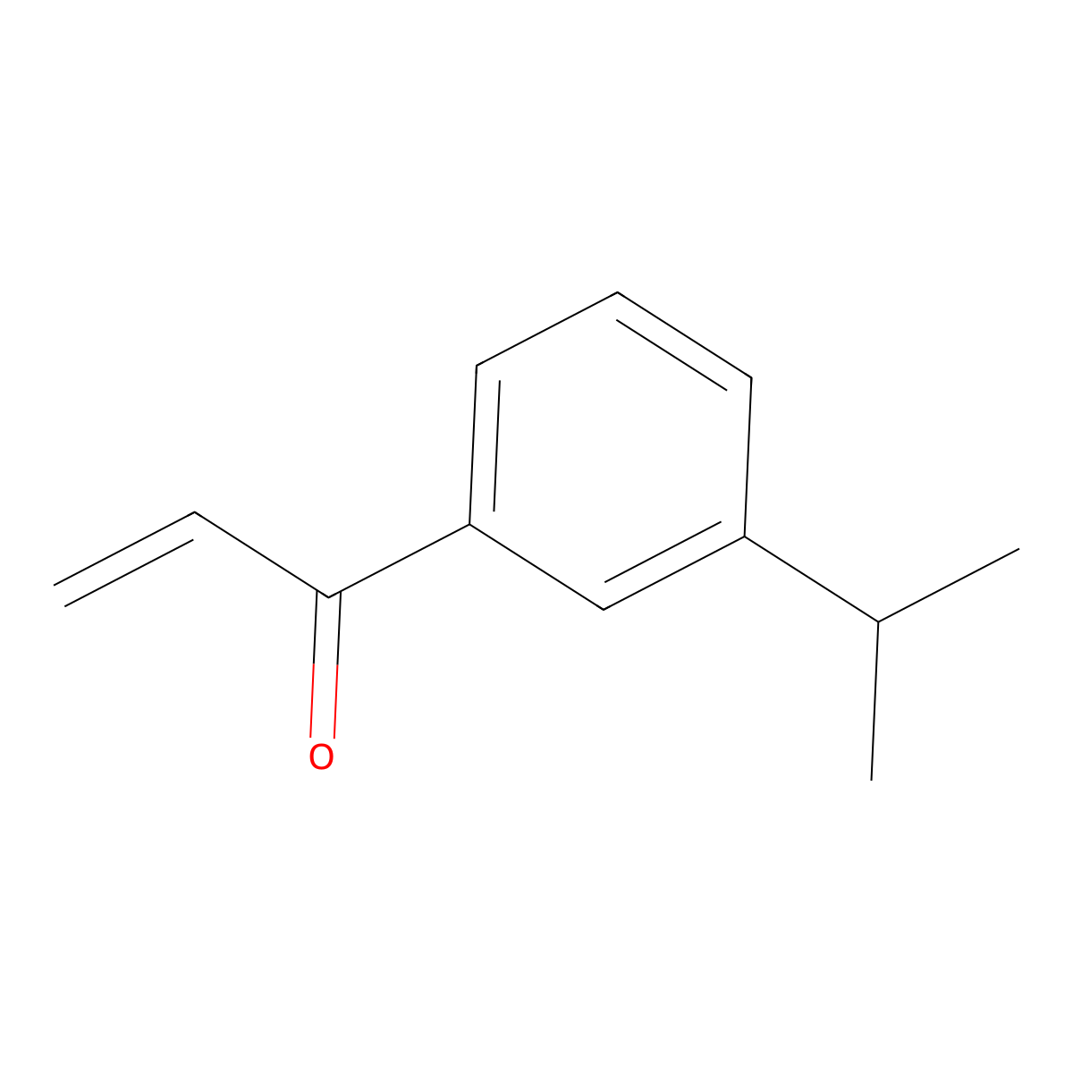 1-[3-(Propan-2-yl)phenyl]prop-2-en-1-one molecular structure, CAS 1936392-67-4