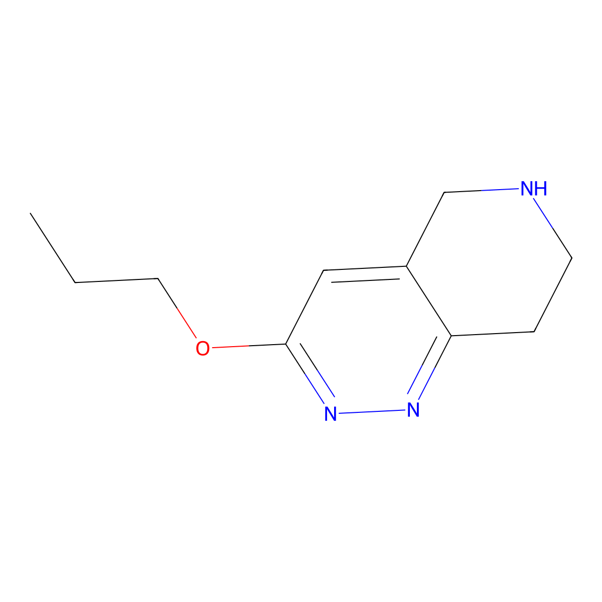 3-Propoxy-5,6,7,8-tetrahydropyrido[4,3-c]pyridazine molecular structure, CAS 1936403-29-0