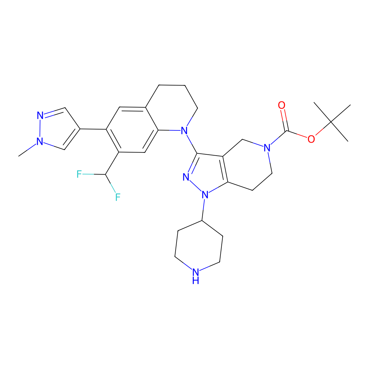 Piperidine-GNE-049-N-Boc molecular structure, CAS 1936431-36-5