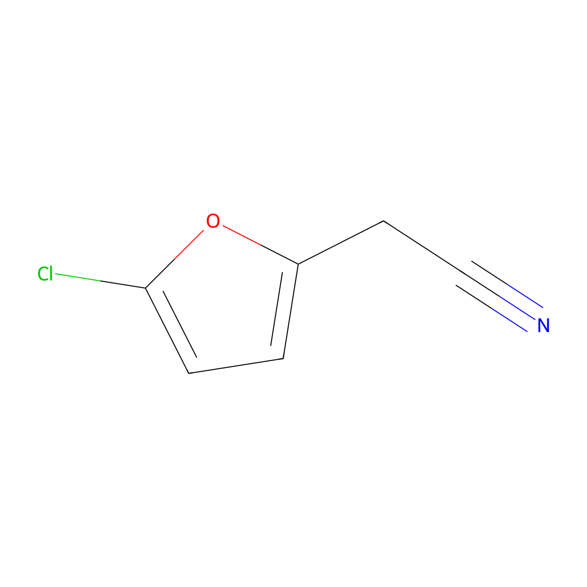 2-(5-Chlorofuran-2-yl)acetonitrile molecular structure, CAS 1936457-37-2