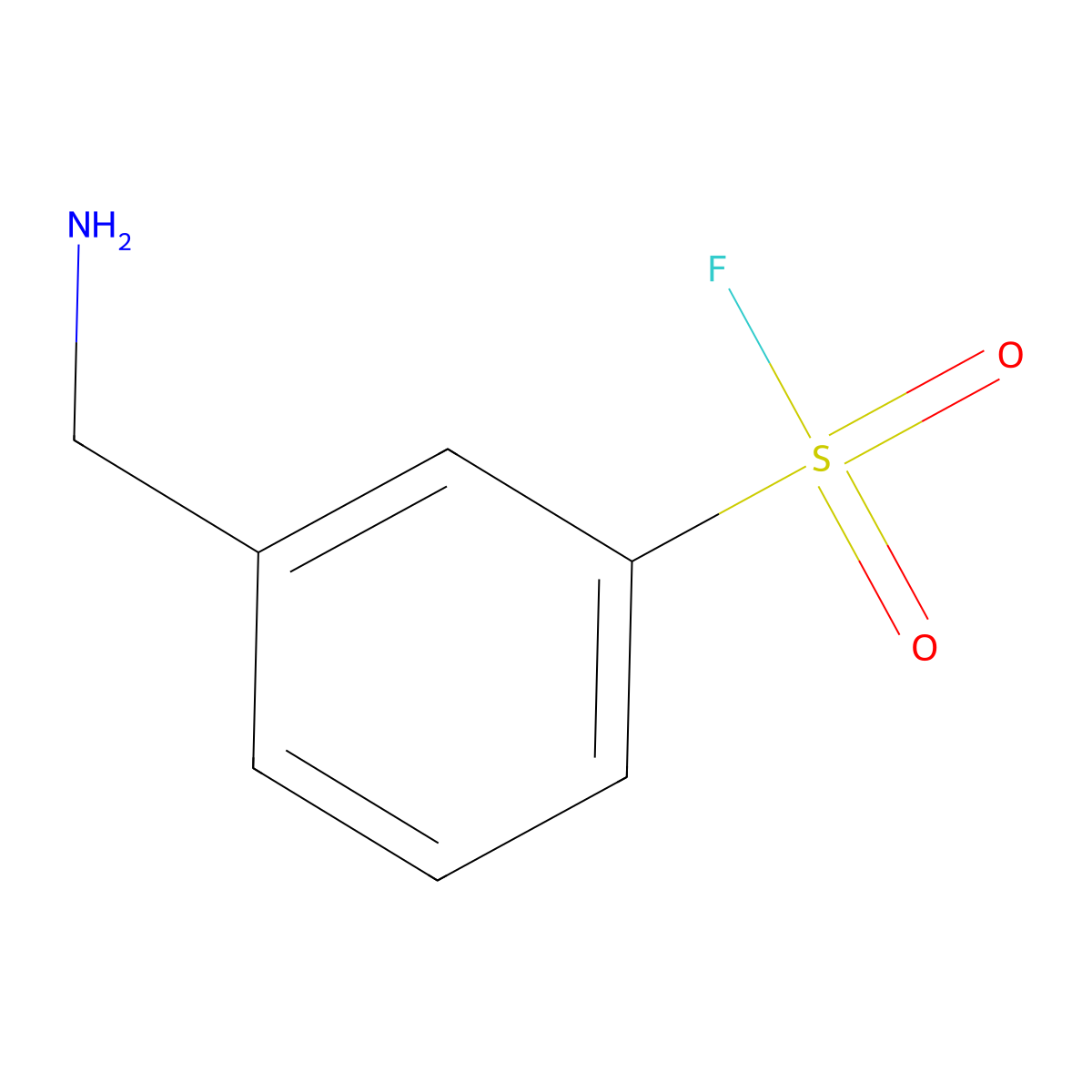 3-(Aminomethyl)benzene-1-sulfonyl fluoride molecular structure, CAS 1936463-99-8