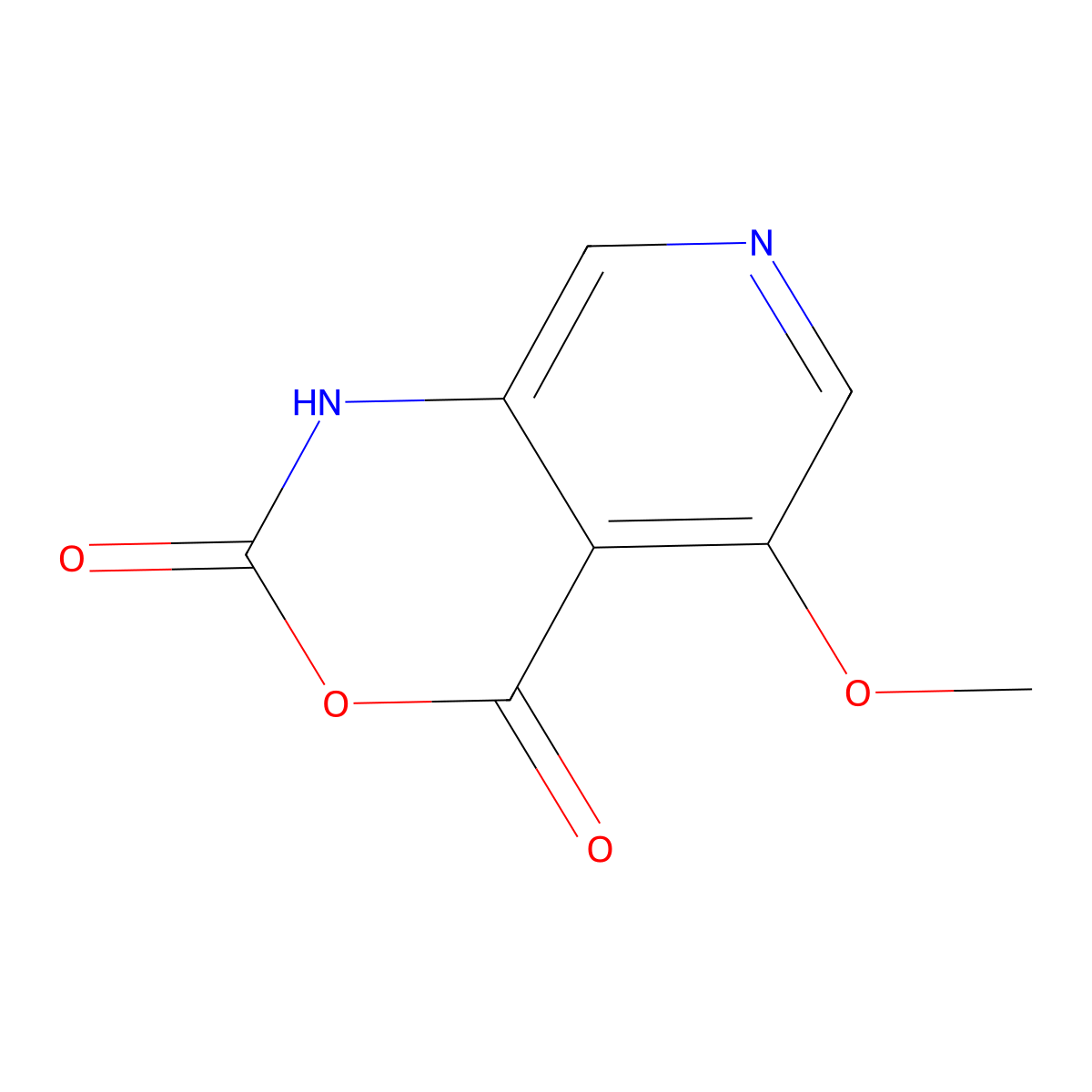 5-Methoxy-1H-pyrido[3,4-d][1,3]oxazine-2,4-dione molecular structure, CAS 1936572-87-0
