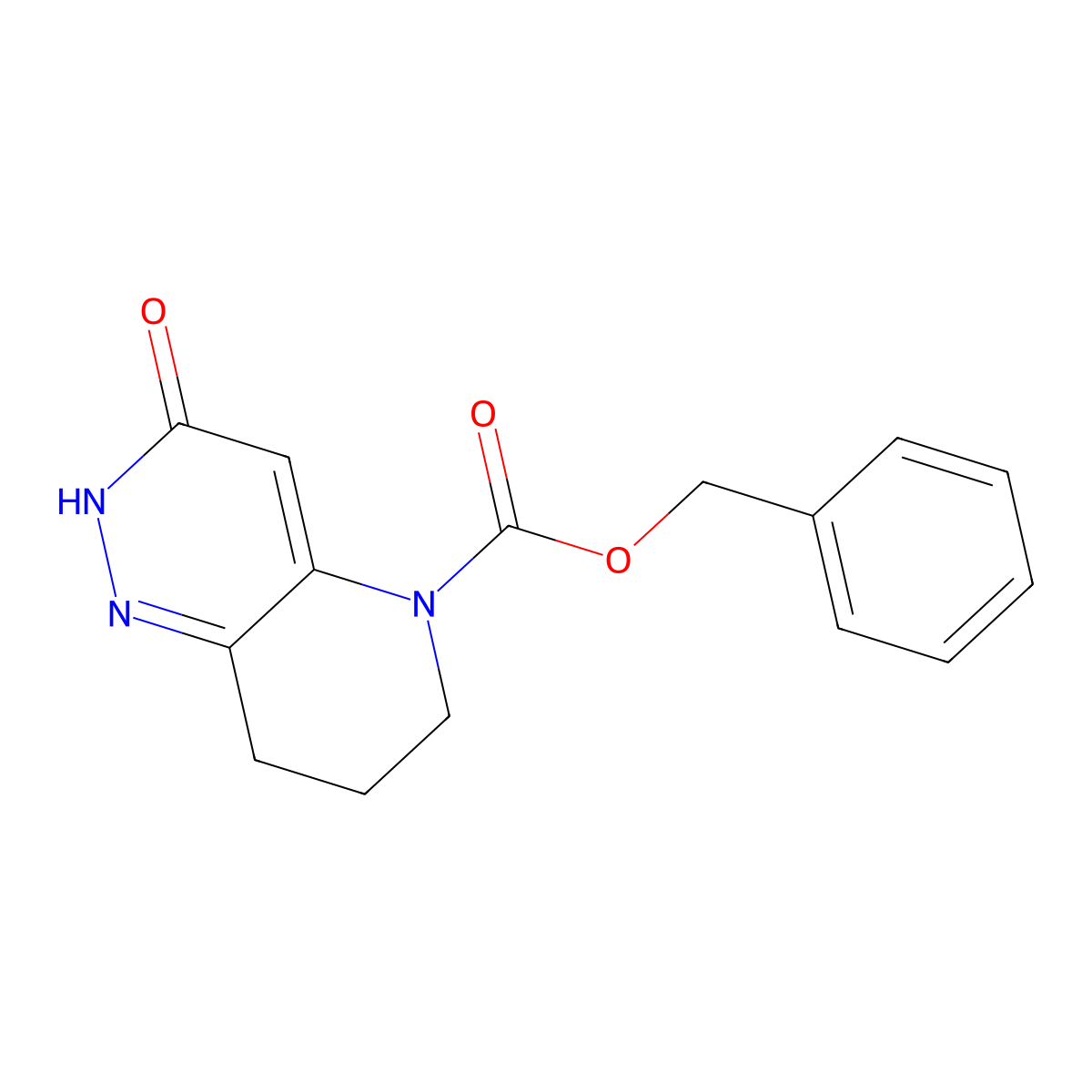 3-Oxo-2,6,7,8-tetrahydro-3h-pyrido[3,2-c]pyridazine-5-carboxylic acid benzyl ester molecular structure, CAS 1936609-12-9