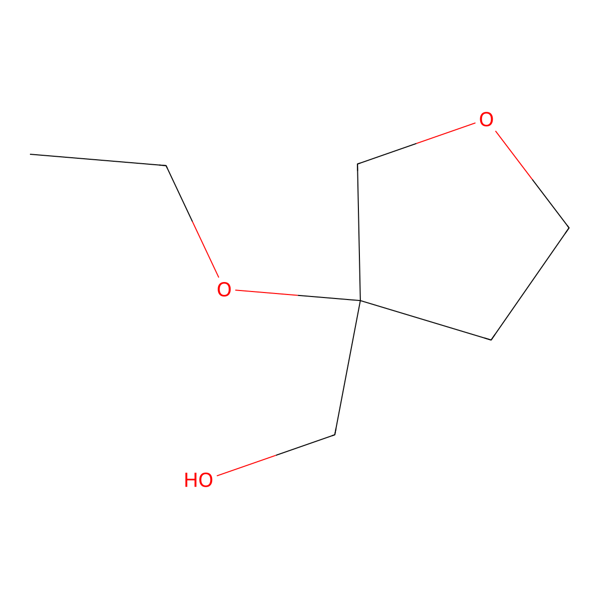 (3-Ethoxyoxolan-3-yl)methanol molecular structure, CAS 1936626-20-8