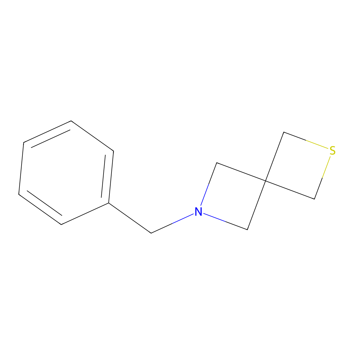 6-Benzyl-2-thia-6-azaspiro[3.3]heptane molecular structure, CAS 1936626-65-1
