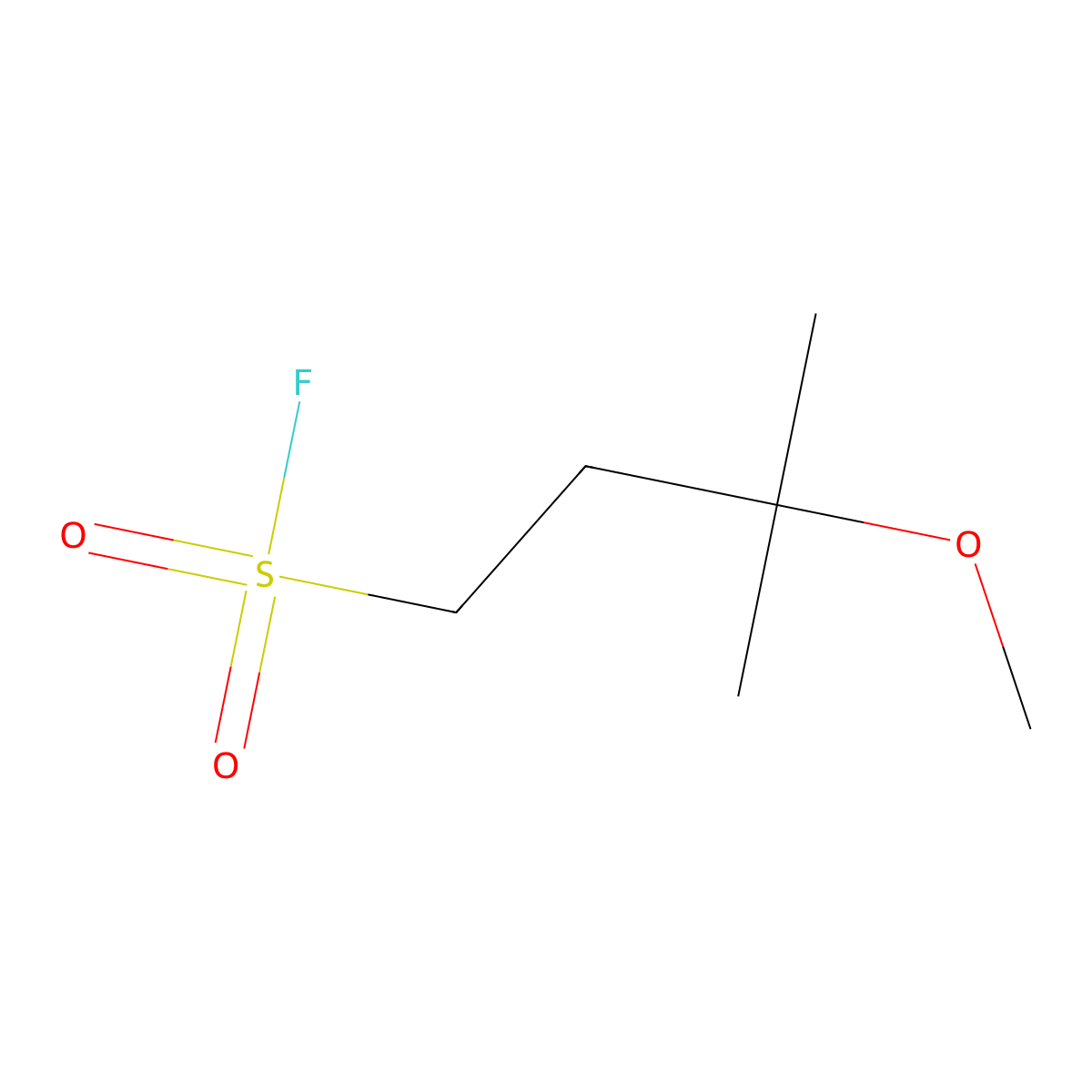 3-Methoxy-3-methylbutane-1-sulfonyl fluoride molecular structure, CAS 1936647-45-8