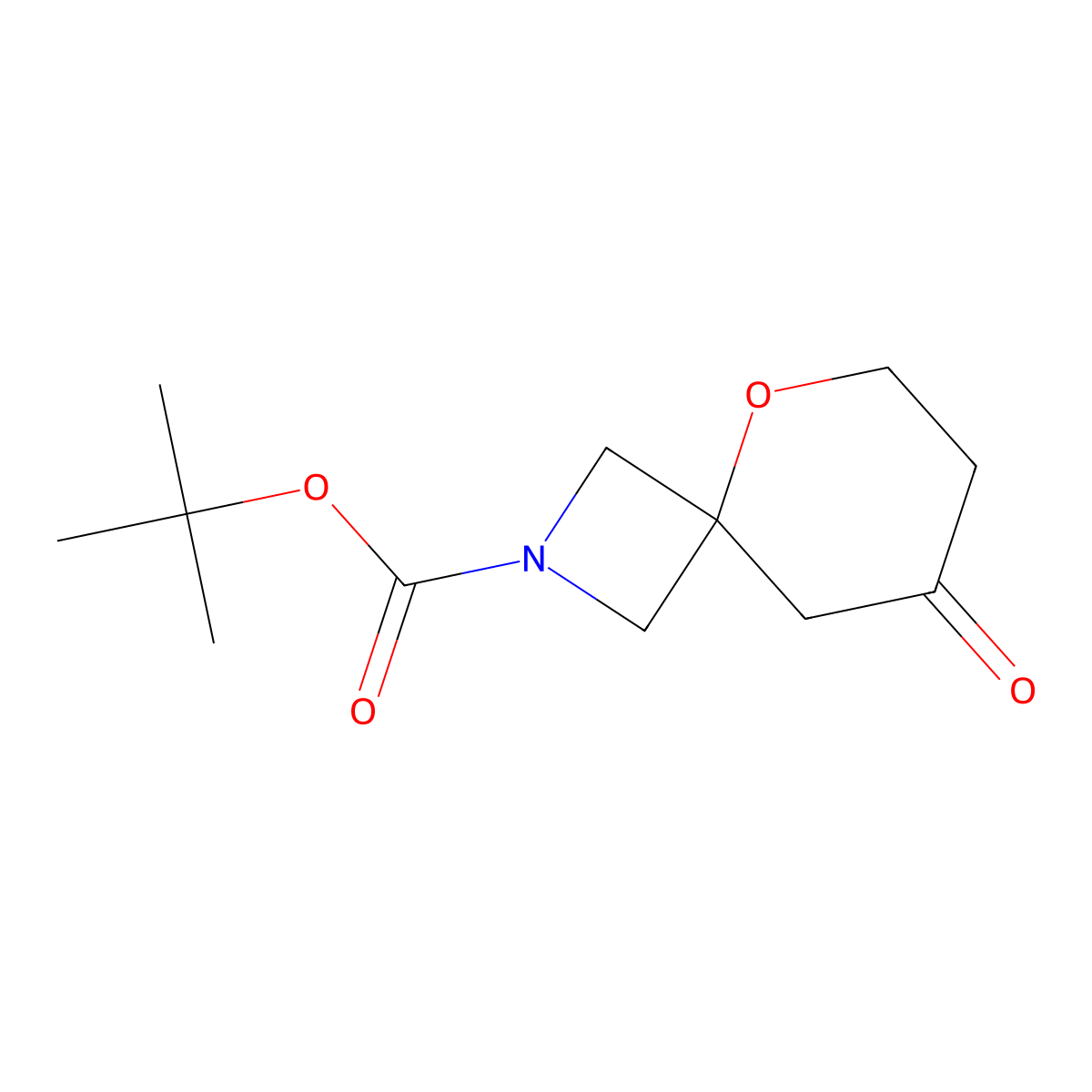 Tert-Butyl 8-Oxo-5-Oxa-2-Azaspiro[3.5]Nonane-2-Carboxylate molecular structure, CAS 1936655-32-1
