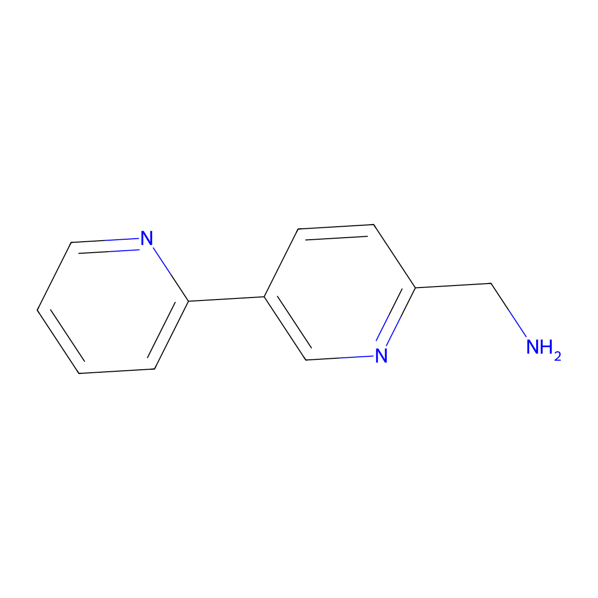 [2,3'-Bipyridin]-6'-ylmethanamine molecular structure, CAS 1936658-10-4