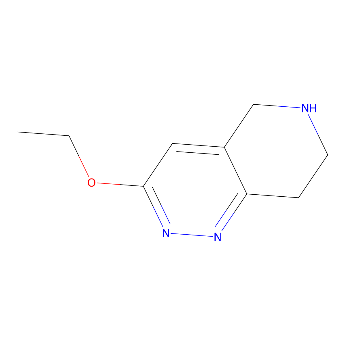 3-Ethoxy-5,6,7,8-tetrahydropyrido[4,3-c]pyridazine molecular structure, CAS 1936661-11-8