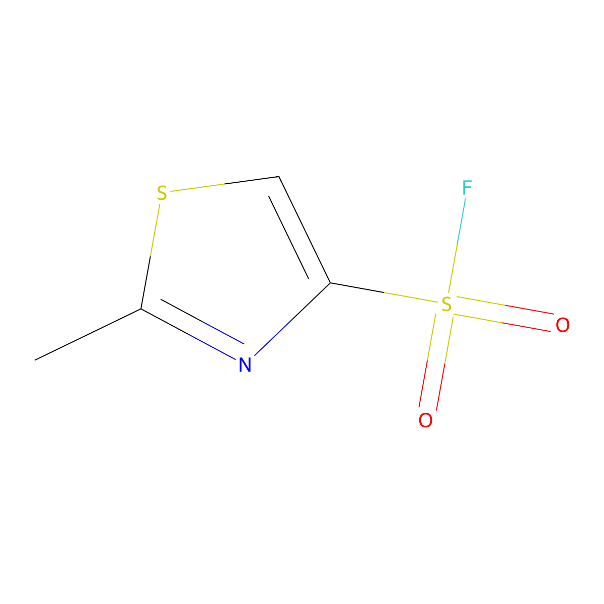 2-Methyl-1,3-thiazole-4-sulfonyl fluoride molecular structure, CAS 1936665-72-3