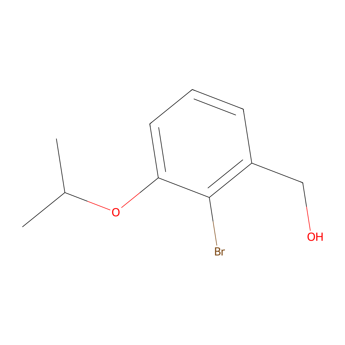 [2-Bromo-3-(propan-2-yloxy)phenyl]methanol molecular structure, CAS 1936667-31-0