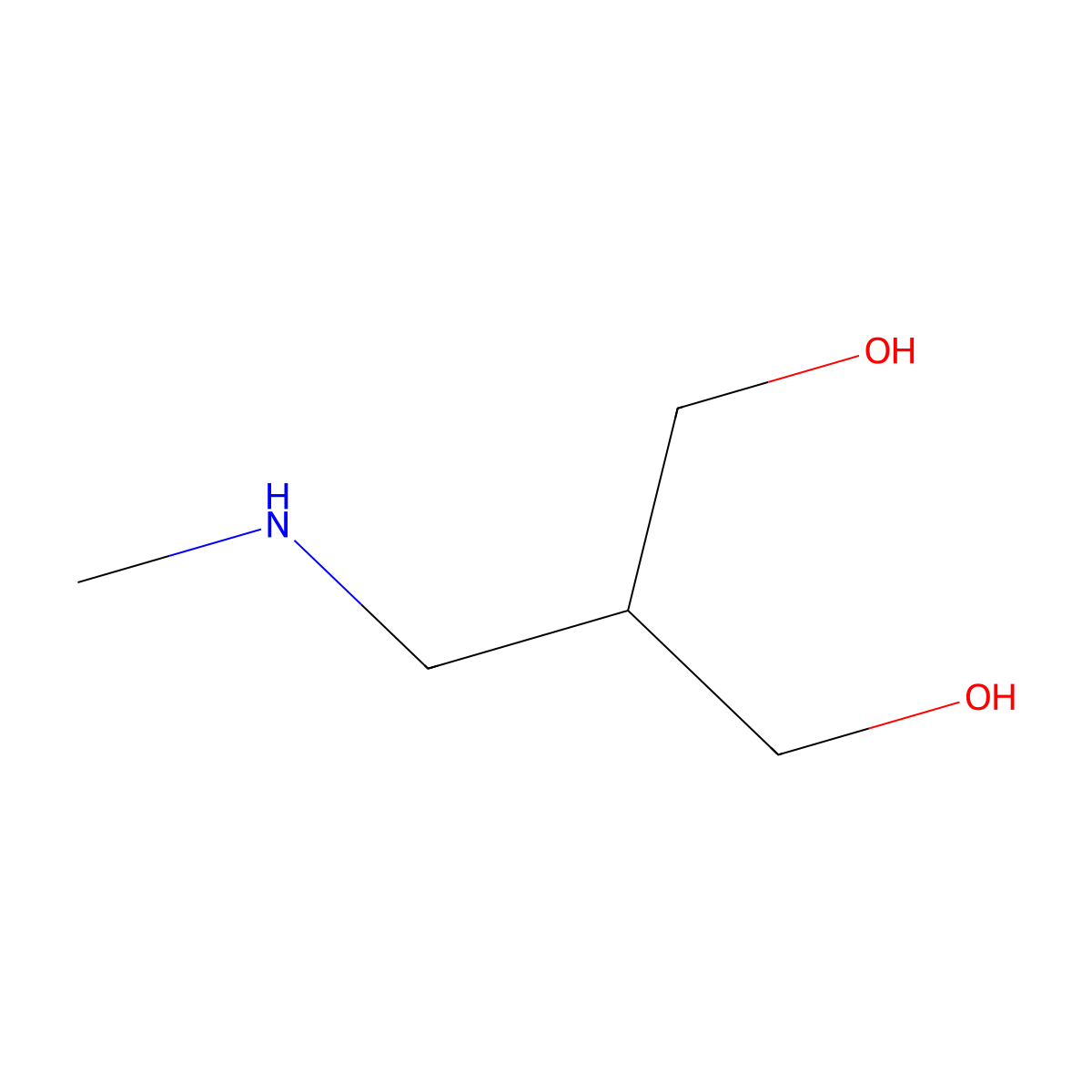 2-[(Methylamino)methyl]propane-1,3-diol molecular structure, CAS 1936673-23-2