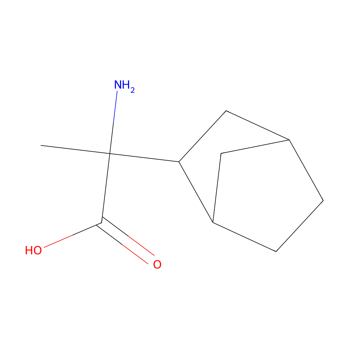 2-Amino-2-{bicyclo[2.2.1]heptan-2-yl}propanoic acid molecular structure, CAS 1936679-48-9