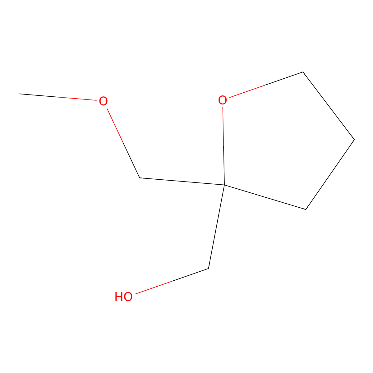 [2-(Methoxymethyl)oxolan-2-yl]methanol molecular structure, CAS 1936686-87-1