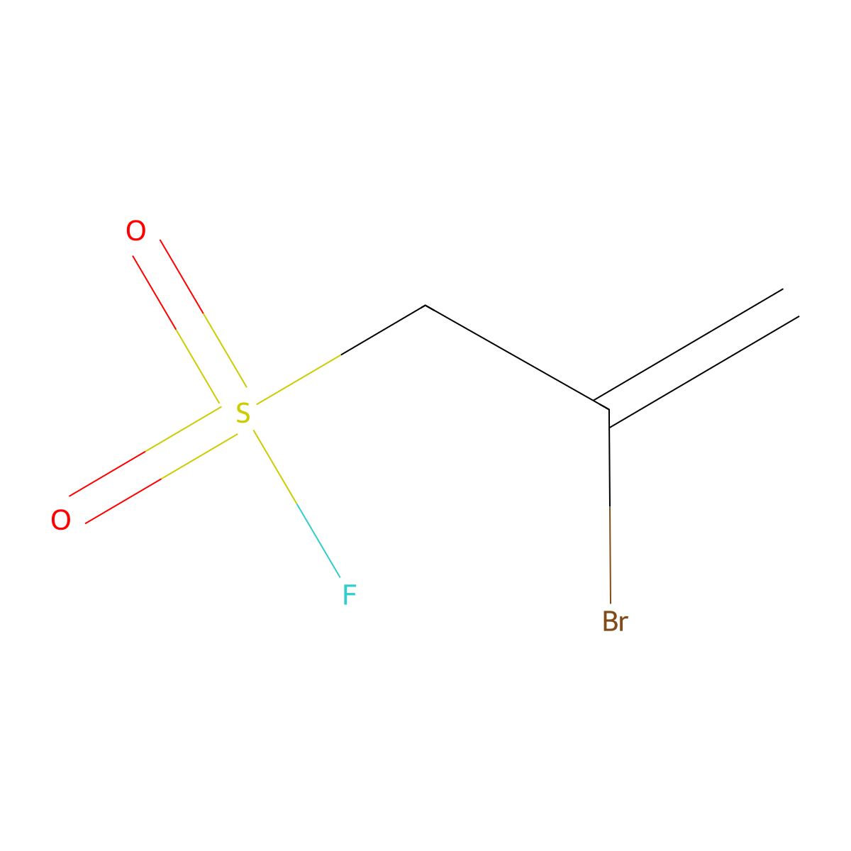 2-Bromoprop-2-ene-1-sulfonyl fluoride molecular structure, CAS 1936692-86-2