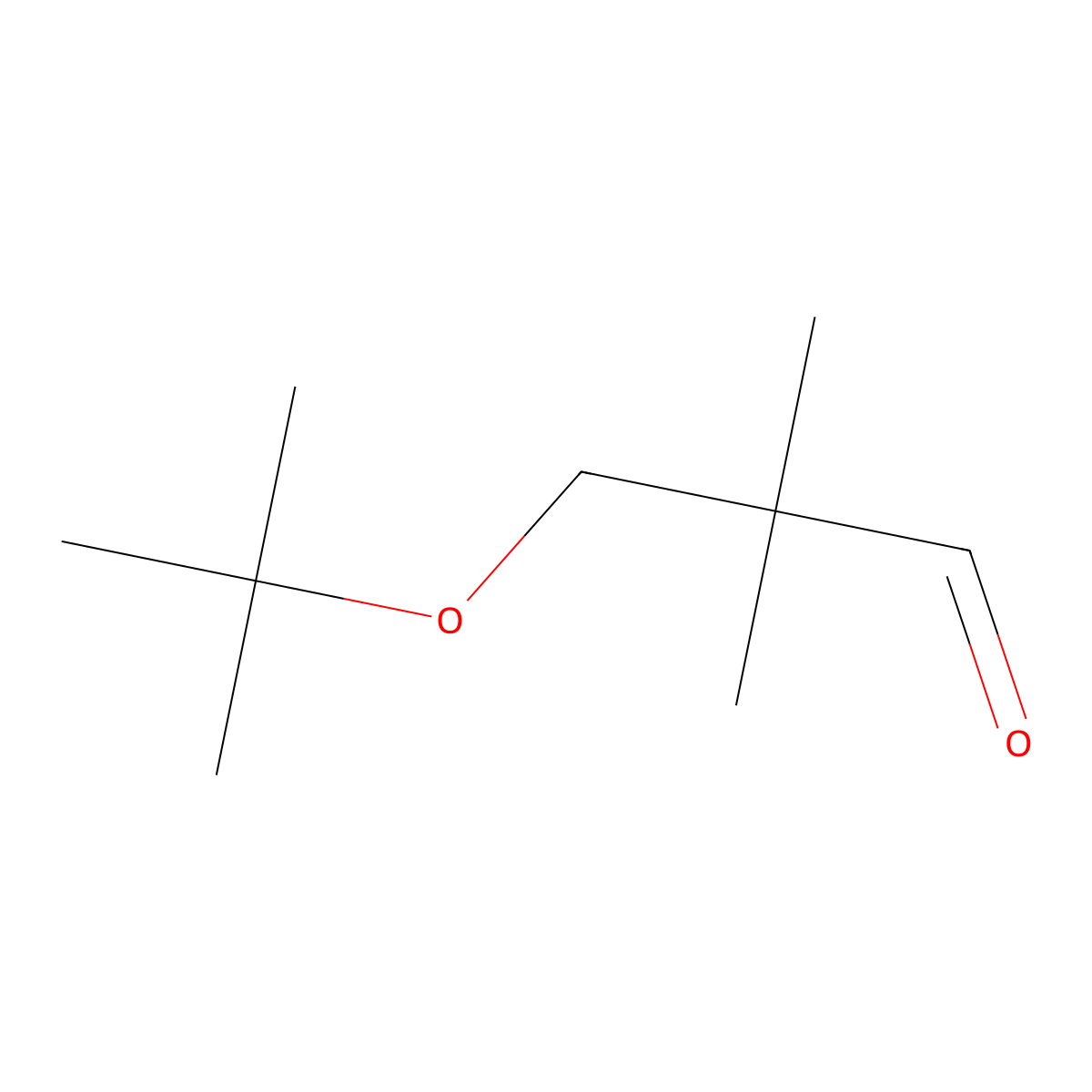 3-(Tert-butoxy)-2,2-dimethylpropanal molecular structure, CAS 1936712-24-1