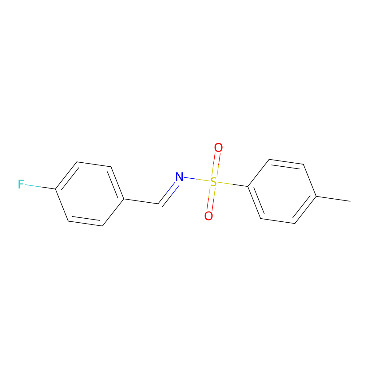 N-Tosyl(4-fluorophenyl)methanimine molecular structure, CAS 193675-43-3