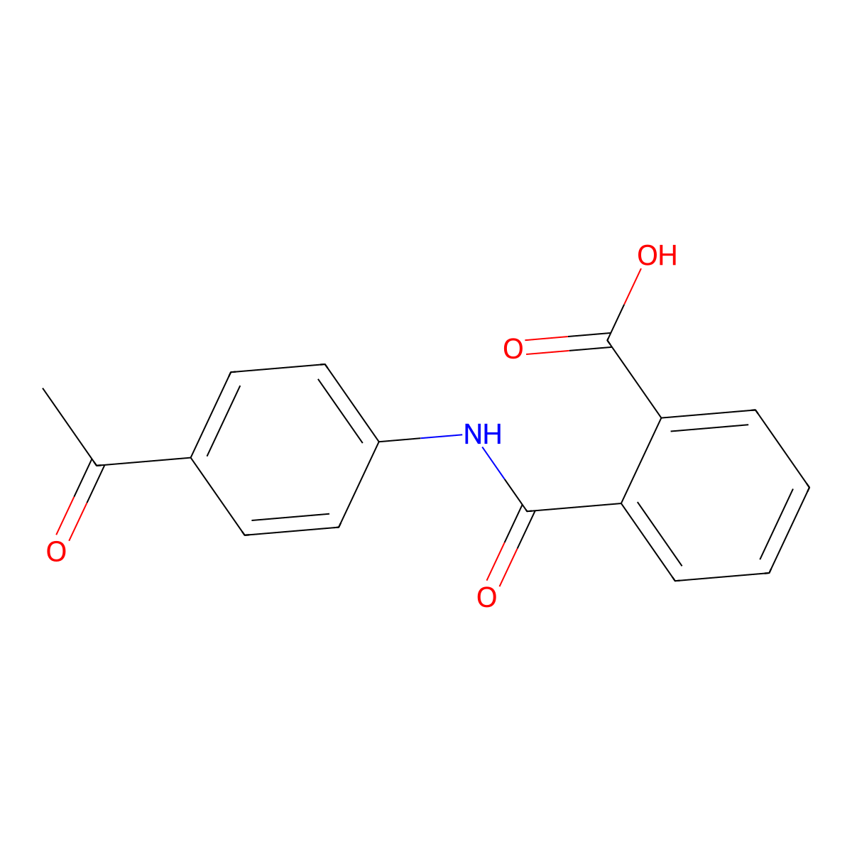 4'-Acetylphthalanilic acid molecular structure, CAS 19368-13-9