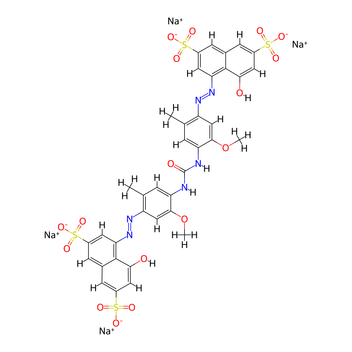 Chlorantine Fast Red 6BLL molecular structure, CAS 1937-34-4
