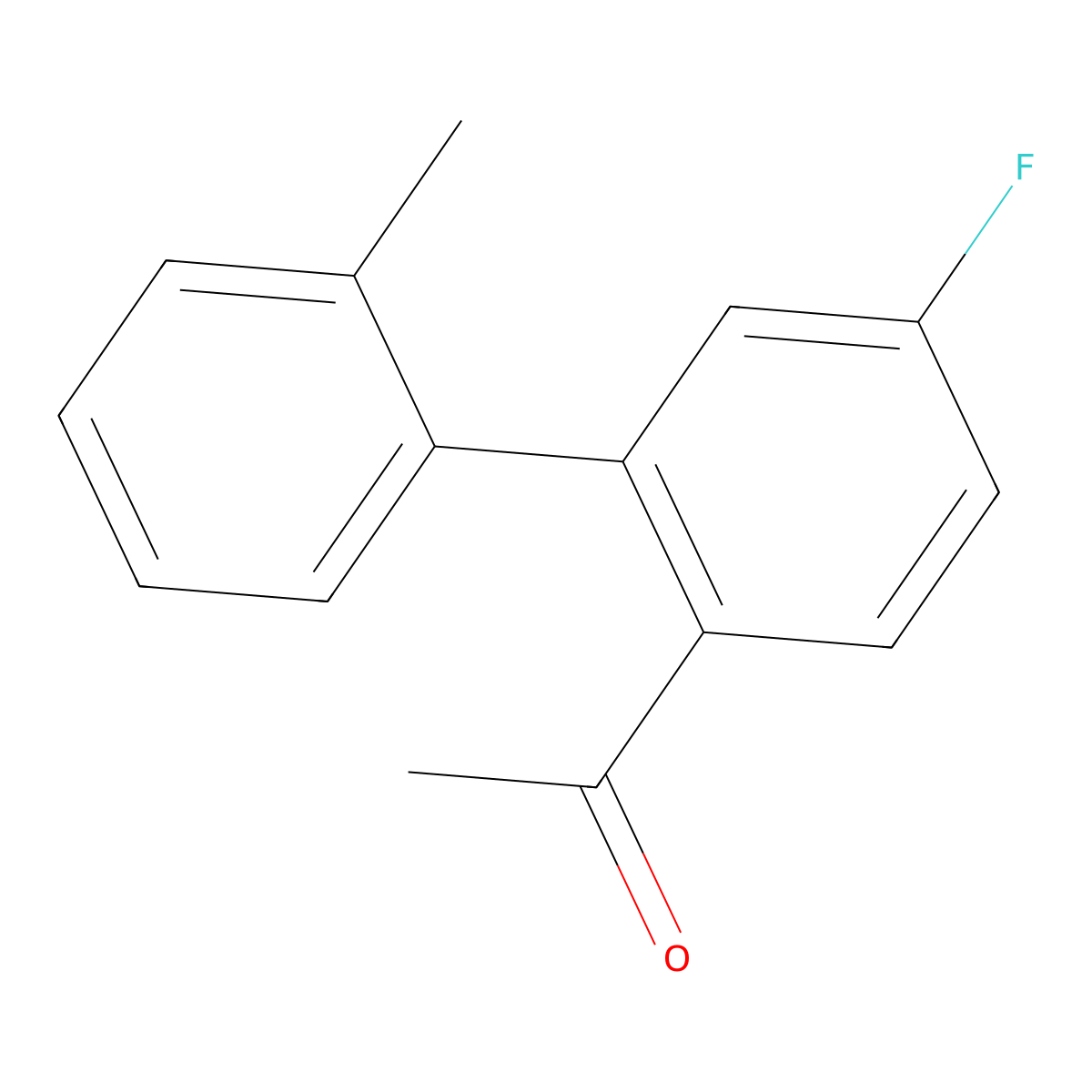 1-(5-Fluoro-2'-methyl-[1,1'-biphenyl]-2-yl)ethanone molecular structure, CAS 1937132-78-9