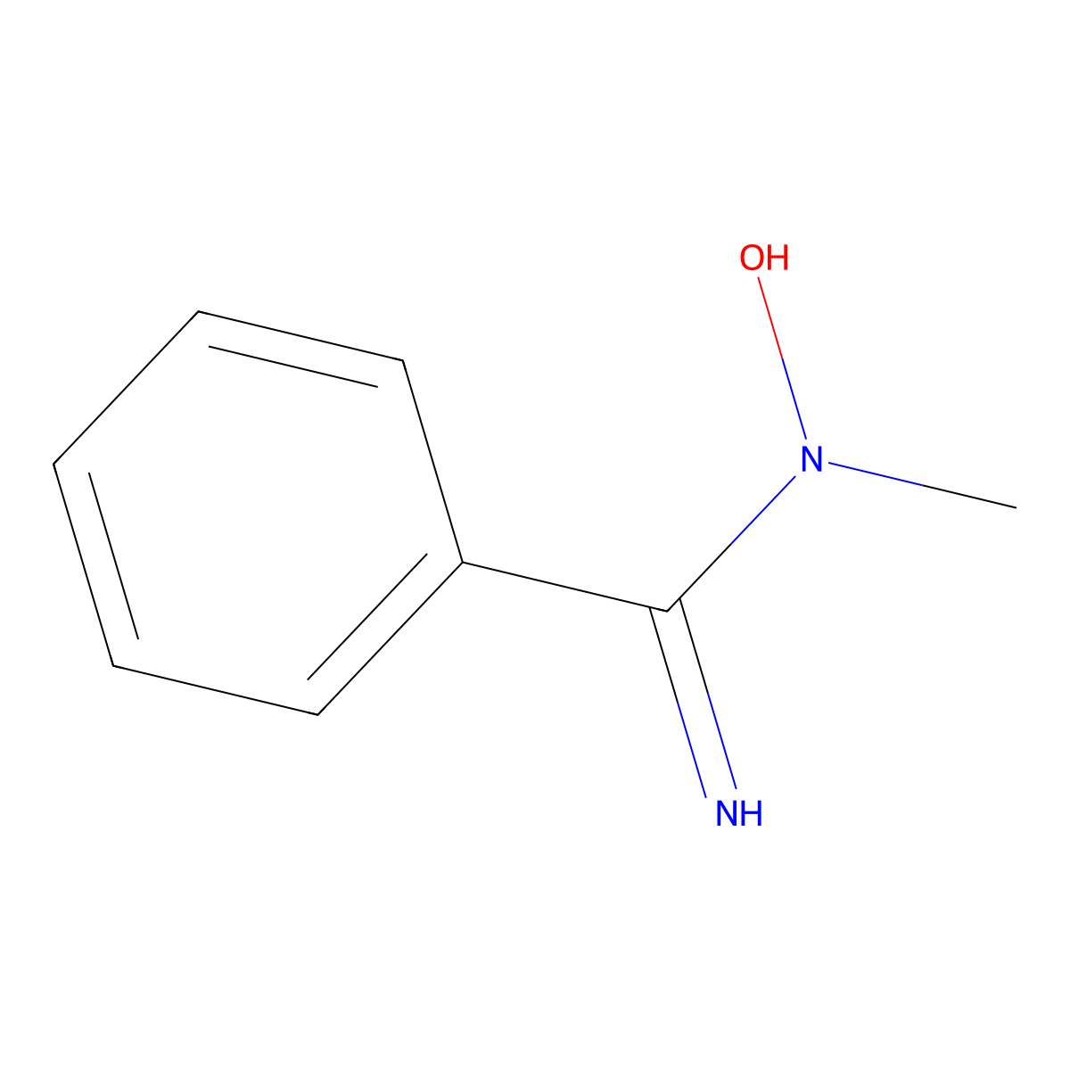 N'-methyl-N'-oxobenzenecarboximidamide molecular structure, CAS 1937205-21-4