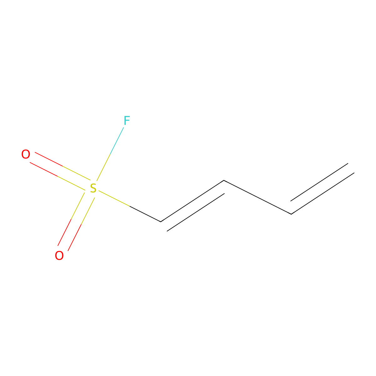 Buta-1,3-diene-1-sulfonyl fluoride molecular structure, CAS 1937242-86-8