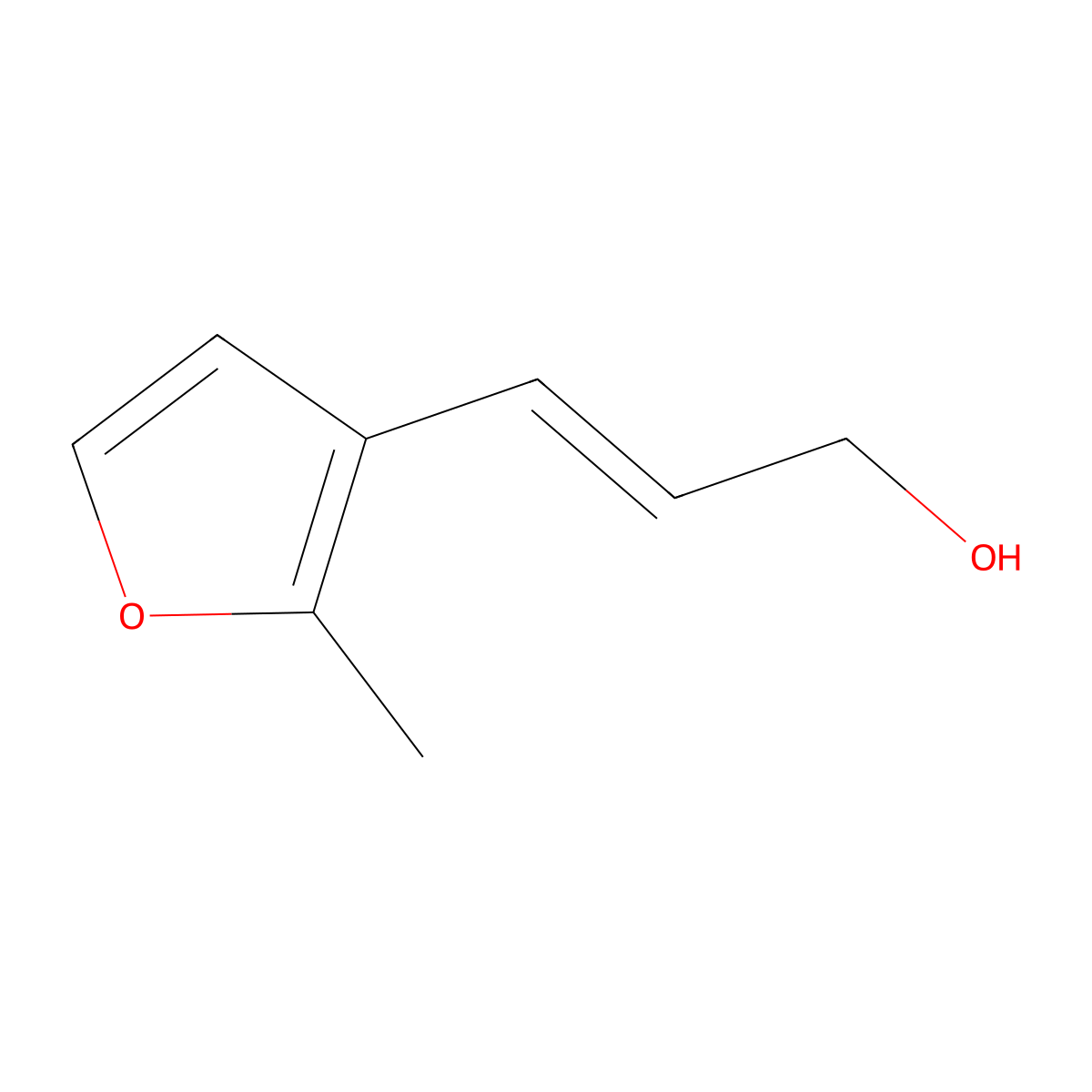 3-(2-Methylfuran-3-yl)prop-2-en-1-ol molecular structure, CAS 1937338-84-5