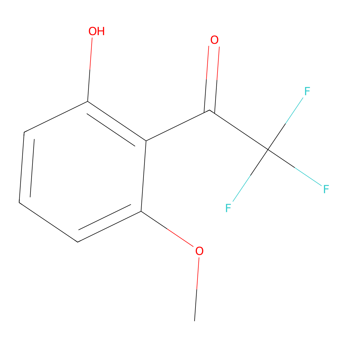 2,2,2-Trifluoro-1-(2-hydroxy-6-methoxyphenyl)ethanone molecular structure, CAS 193738-66-8