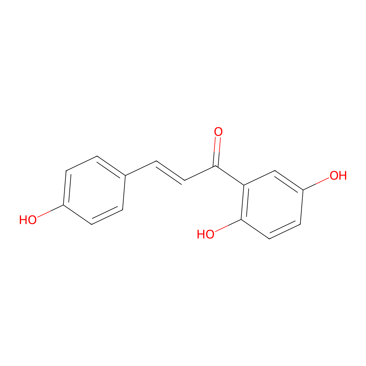 4,2',5'-Trihydroxychalcone molecular structure, CAS 193746-17-7