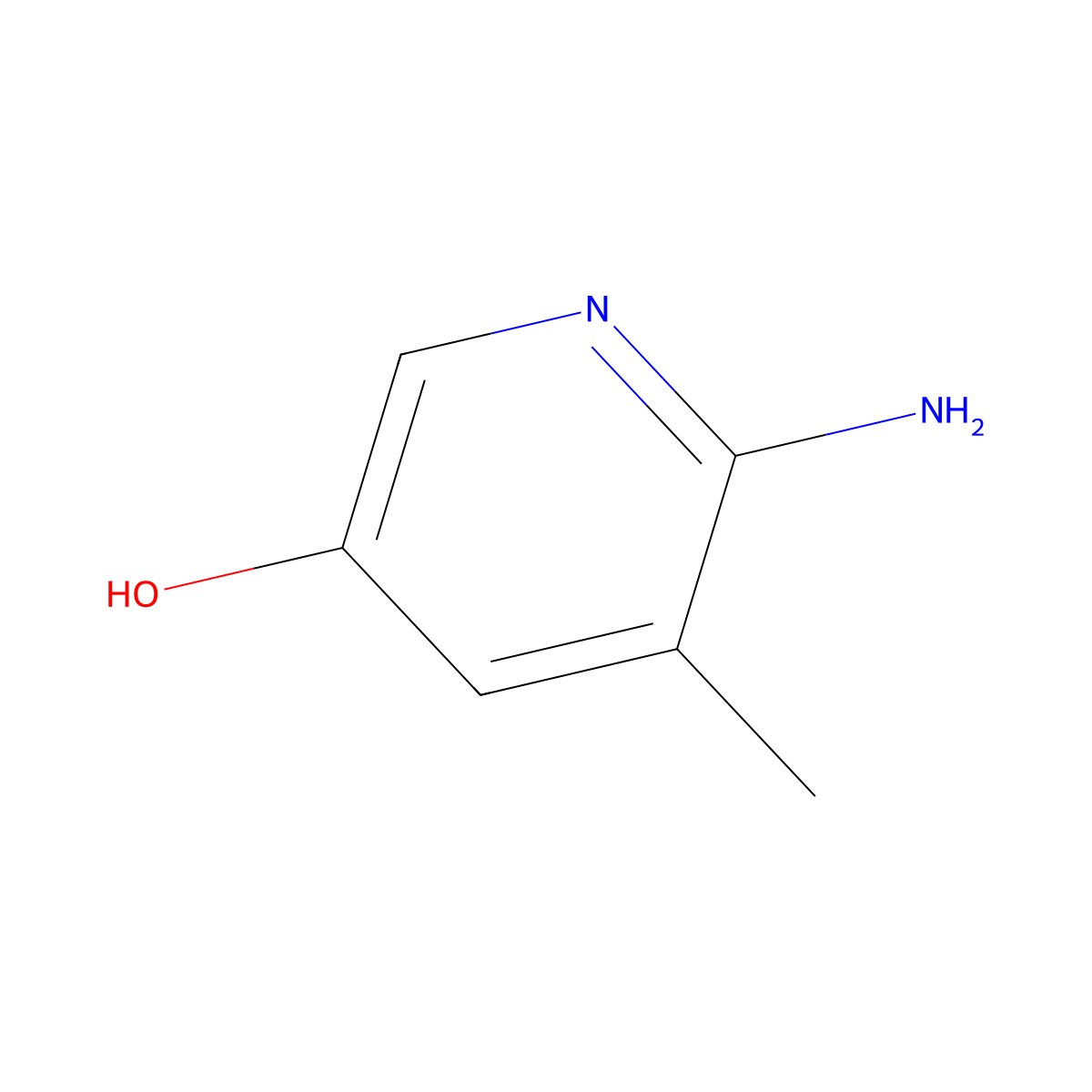 6-Amino-5-methylpyridin-3-ol molecular structure, CAS 193746-18-8