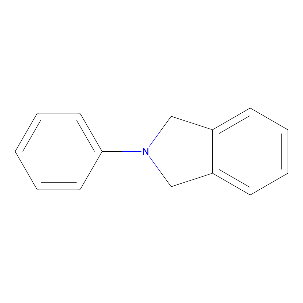 2-Phenylisoindoline molecular structure, CAS 19375-67-8