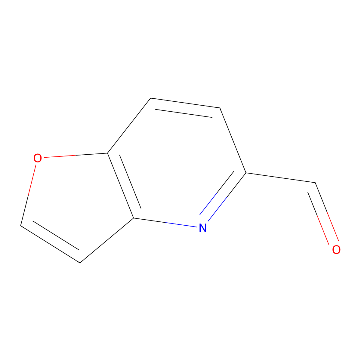 Furo[3,2-b]pyridine-5-carbaldehyde molecular structure, CAS 193750-91-3