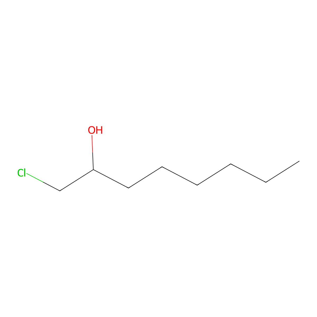1-Chloro-2-octanol molecular structure, CAS 19376-62-6