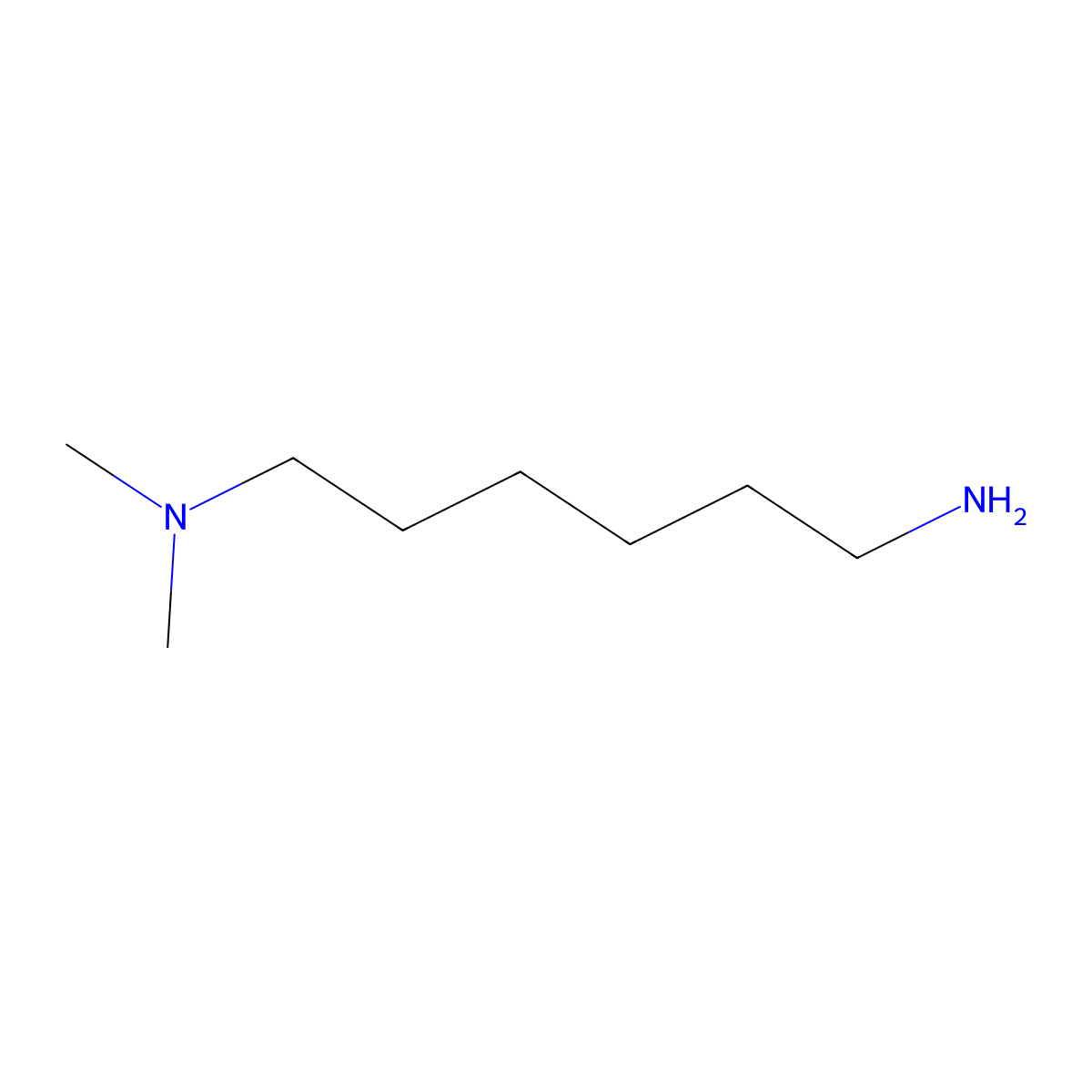 6-(Dimethylamino)hexylamine molecular structure, CAS 1938-58-5