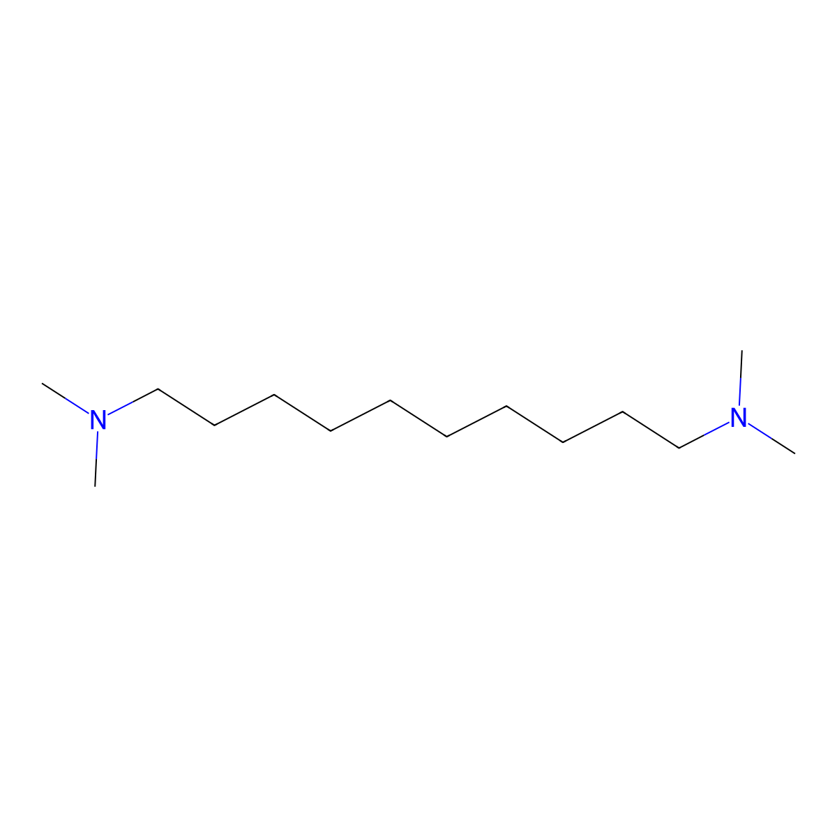 n,n,n',n'-Tetramethyl-1,10-decanediamine molecular structure, CAS 1938-62-1
