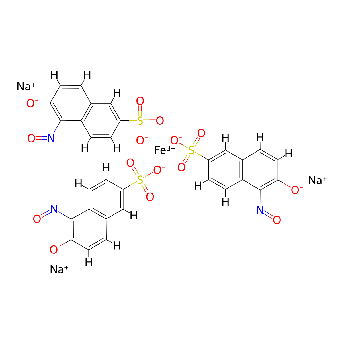 C.I. Acid Green 1 molecular structure, CAS 19381-50-1