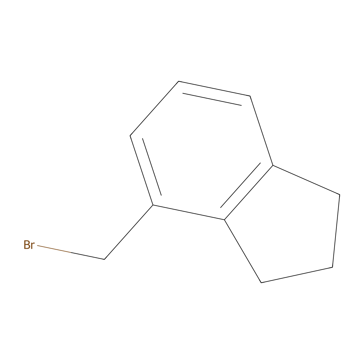 4-(bromomethyl)-2,3-dihydro-1H-indene molecular structure, CAS 193814-22-1