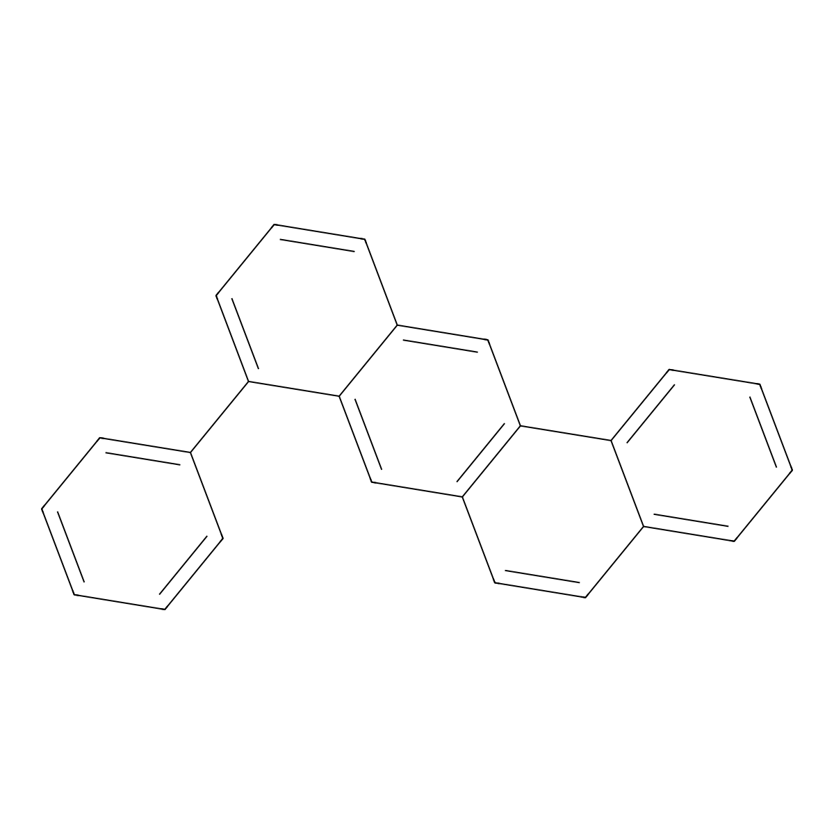 Benz(a)anthracene, 8-phenyl- molecular structure, CAS 19383-97-2