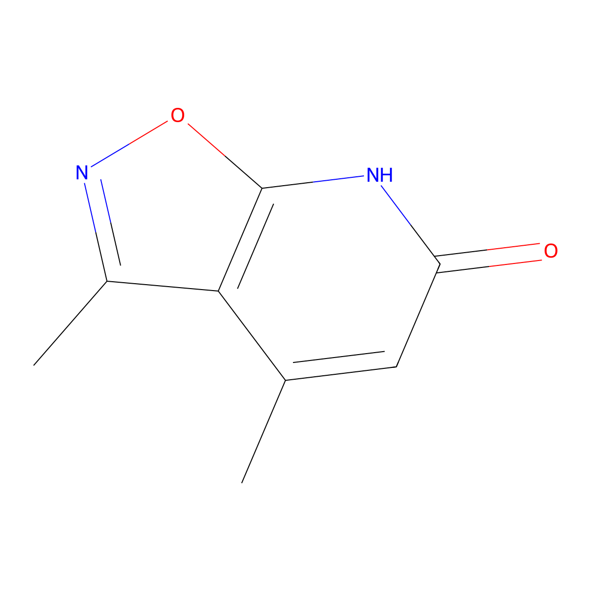 3,4-dimethyl-6H,7H-[1,2]oxazolo[5,4-b]pyridin-6-one molecular structure, CAS 19385-56-9