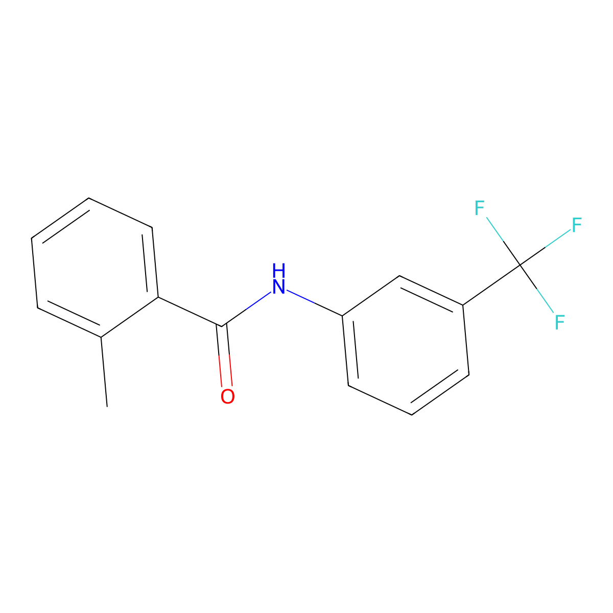 3'-Trifluoromethyl-o-toluanilide molecular structure, CAS 1939-22-6