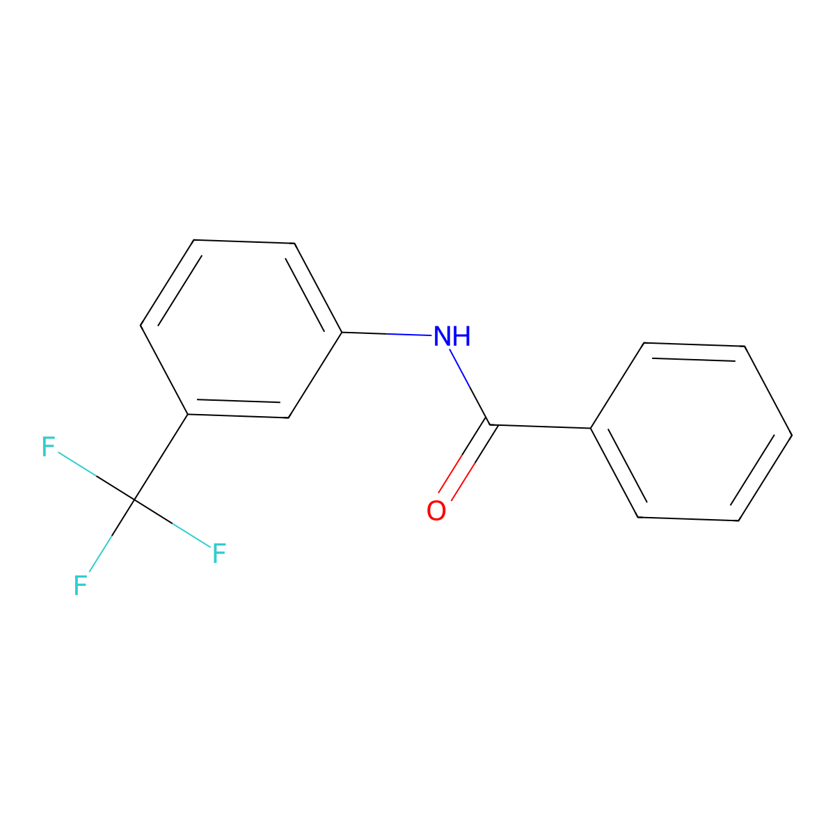 3'-(Trifluoromethyl)benzanilide molecular structure, CAS 1939-24-8